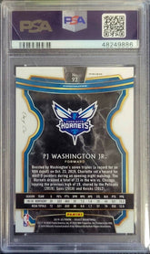 PJ WASHINGTON 2021 SELECT ROOKIE BLACK PRIZM #1/1 DISCO SSP 🔥#93 PSA 10 HORNETS
